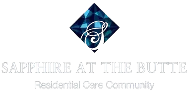 Sapphire At The Butte White Logo